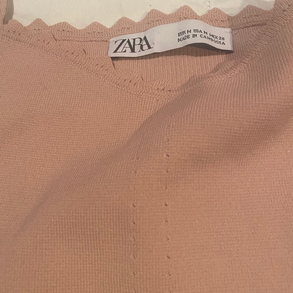 Blush rose Zara crop top - Picture 3 of 3